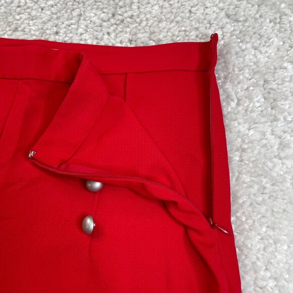 Likely James Wide Leg Pants Scarlet Red 12 NEW - Picture 8 of 13